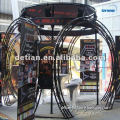 Black exhibition booth for Qatar by Detian Display Systems